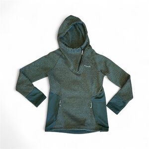 Avalanche Women’s Cargo Hoodie Green Striped size Large‎ Fitted